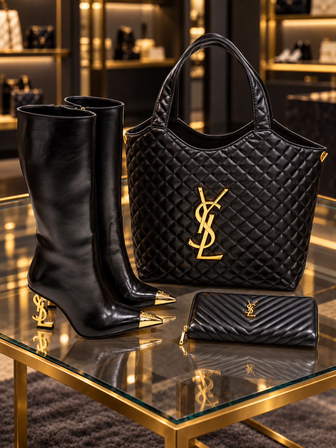 YS1 - Bag, Shoes and Wallet Set