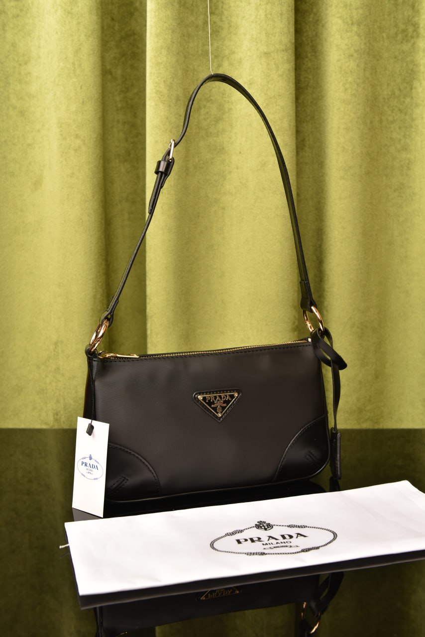 PR - Re-Edition 2002 Nylon Brushed Shoulder Bag