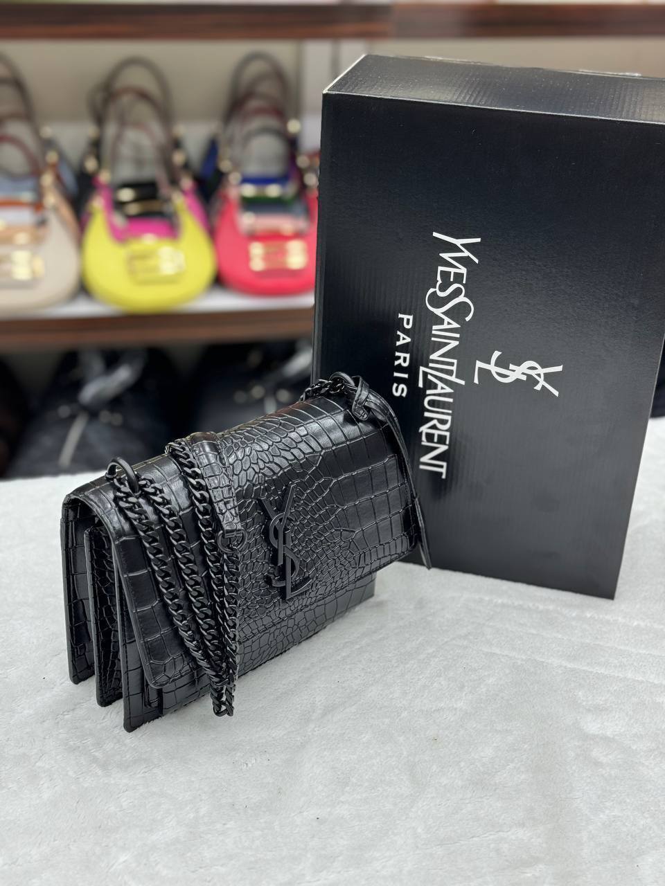 Sunset Bag (Leather-Silver)