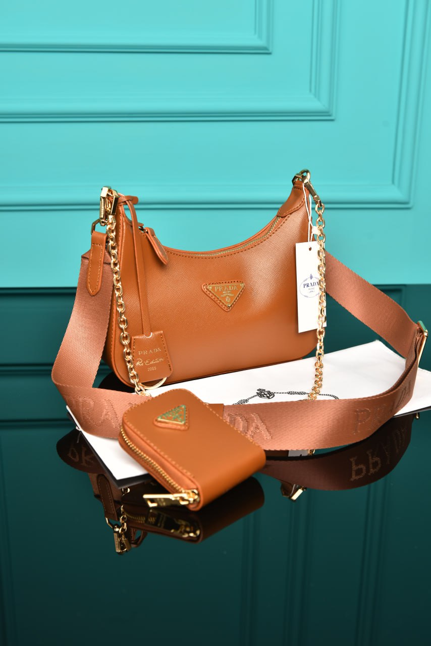 Re-Edition 2005 Saffiano Leather Bag