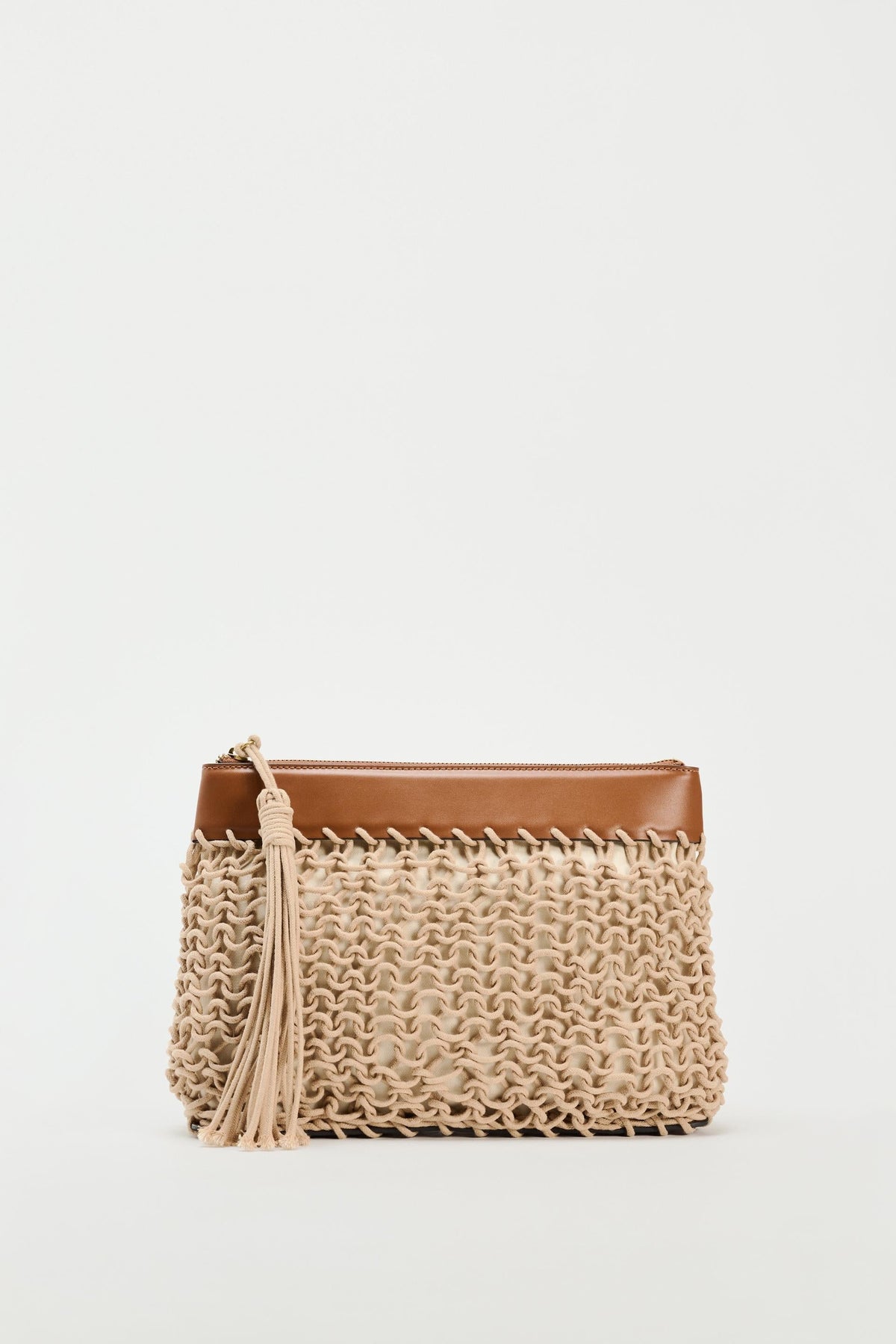 ZARA - WOVEN ROPE CLUTCH