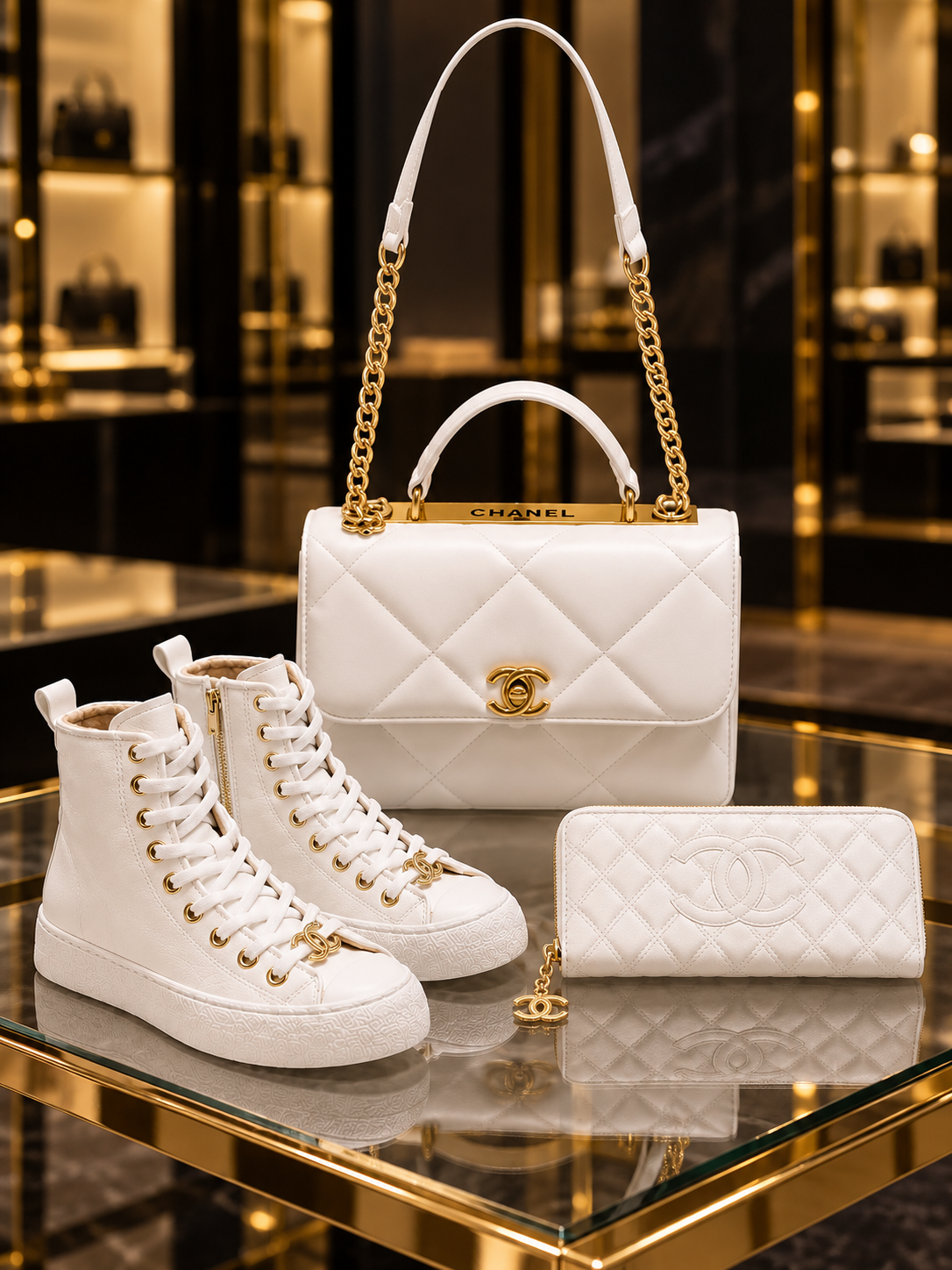 CH - Bag and Boot and Wallet Set