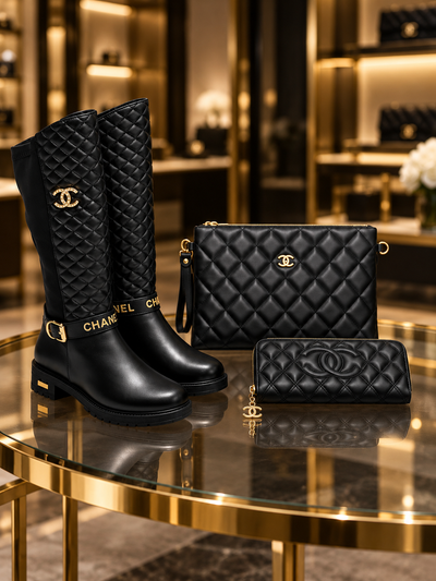 Bag, Boot and Wallet Set
