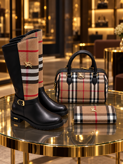 Bag, Boot and Wallet Set