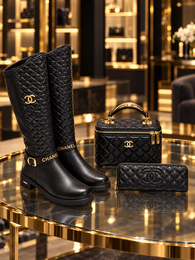 Bag, Boot and Wallet Set