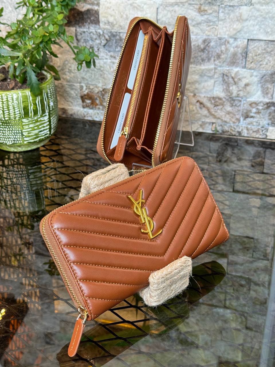 YS - Leather Wallet (Brown)