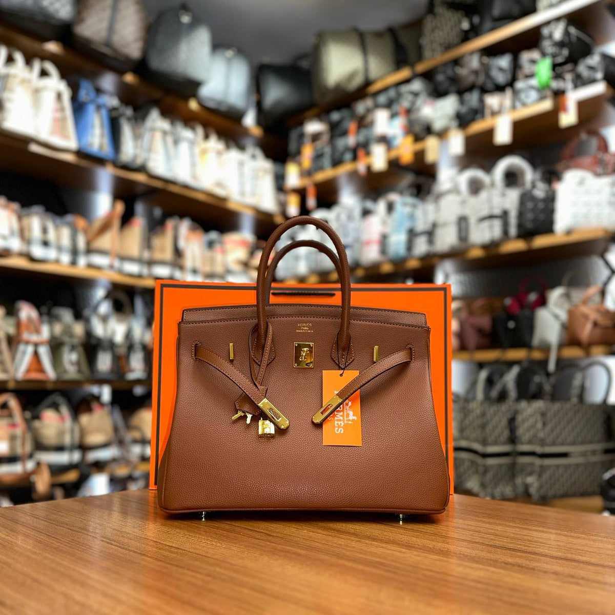 '- Birkin 35 [Leather]