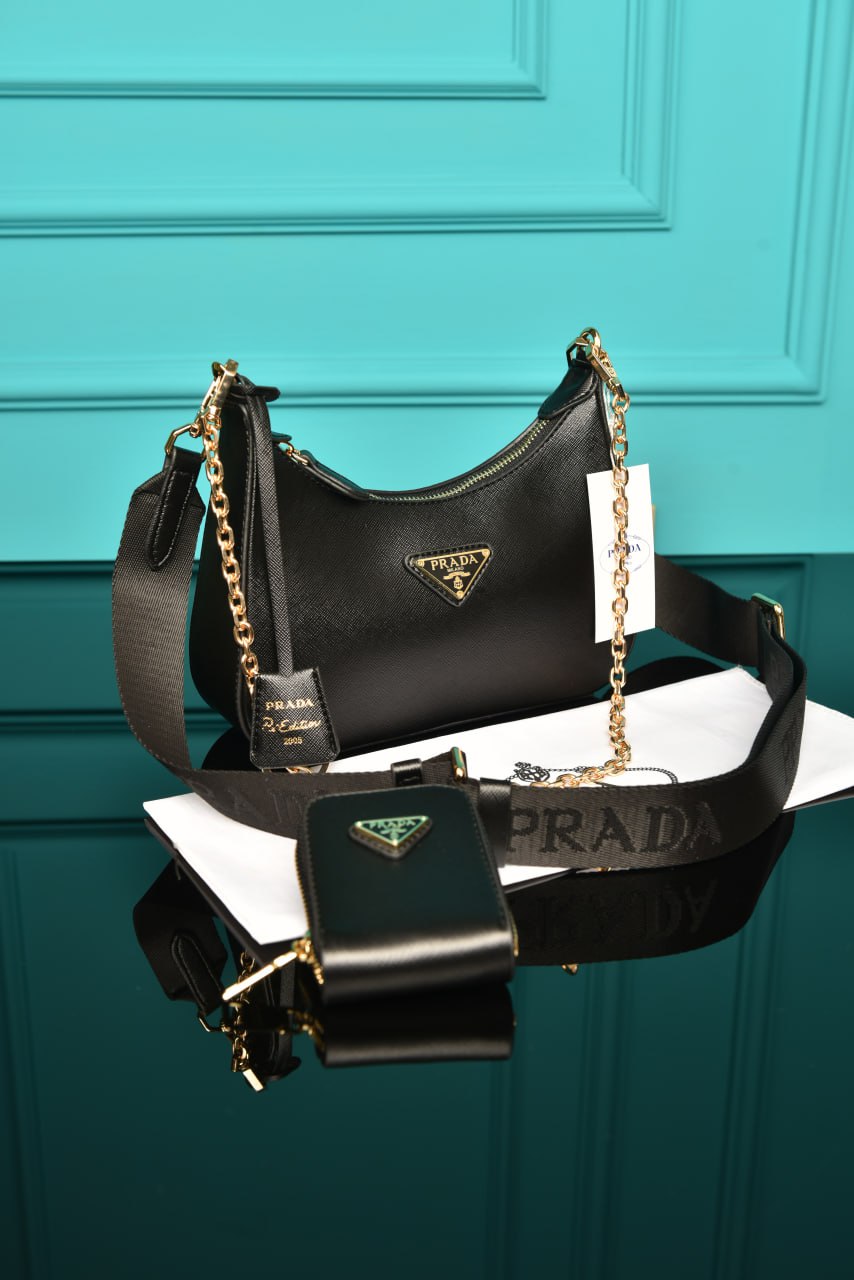 Re-Edition 2005 Saffiano Leather Bag